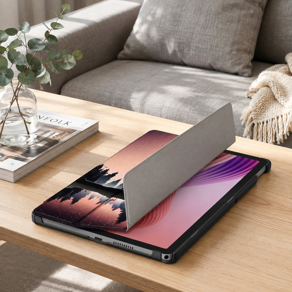 Etui Graficzne do Lenovo Tab 10.1 2025 z klapką - ochronne z podstawką