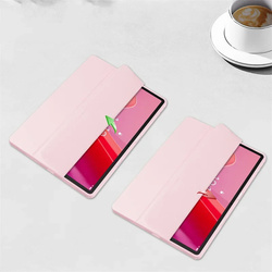 Etui Crystal do Lenovo Tab M11 10.95 11 K11 K11E / TB330, różowe - ochronne z podstawką