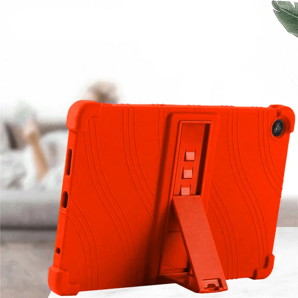 Etui Armor do T-Mobile T Tablet 2 10.1 5G 2025 pancerne, czerwone - ochronne z podstawką