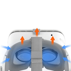 Zestaw Okulary gogle VR 3D BoboVR Z6 + słuchawki + Gamepad - do smartfona