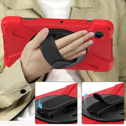 Etui pancerne Shockproof do Samsung Galaxy Tab A9 8 / 8.7 2023, czerwone - ochronne