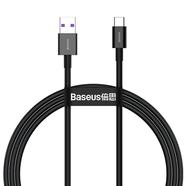 Baseus Superior kabel USB Typ C 66 W Huawei SuperCharge Scp 1 m
