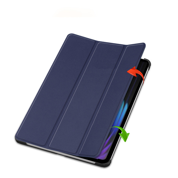 Etui Smart do Xiaomi Pad 7 / Pad 7 Pro 11.2 z klapką / Xiaomi Pad 7 Pro, granatowe - ochronne z podstawką