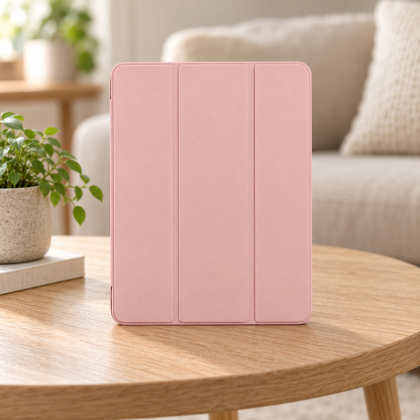 Etui Trifold do Galaxy Tab S10 Lite 10.9/ S10 FE/ S9 FE/ S9/ S8 z miejscem na rysik - różowe