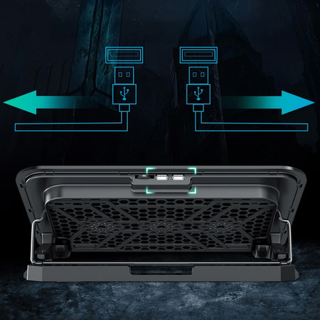 Strado Podkładka podstawka chłodząca do Laptopa LCP6 - Black