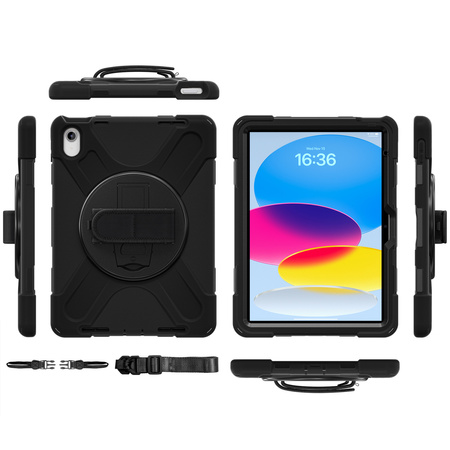 Etui Shockproof iPad 10.9 2022/11 A16 2025 - Black