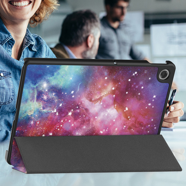 Etui Graficzne do Lenovo Tab 10.1 2025 z klapką - ochronne z podstawką