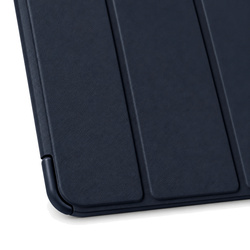 Etui Smart do Galaxy Tab A11 X135/X133 A9 SM-X115/SM-X110 z klapką - granatowe