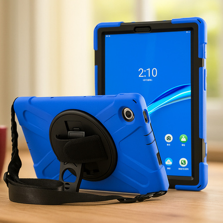 Pancerne etui z paskiem do Lenovo Tab M11 TB330FU 10.95" (Granatowe)