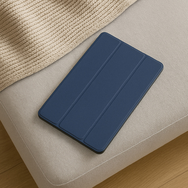 Etui Smart z klapką do Lenovo Tab K11 Plus 11.45 / Lenovo K11 Plus, granatowe - ochronne z podstawką