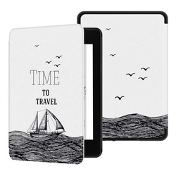 Etui Graficzne kolorowe do Kindle Paperwhite 4 Gen 10 2018 - ochronne z podstawką, dostęp do portów i przycisków