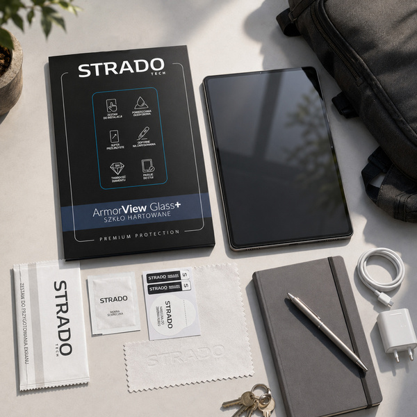 Szkło STRADO ochronne hartowane 9H 2,5D do iPad Air 5 / 4 10.9 2022 / 2020