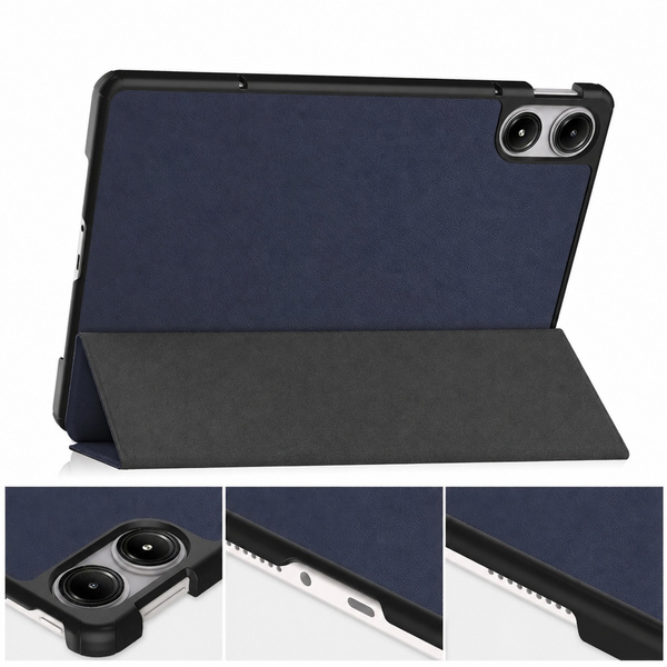 Etui z uchwytem na rysik do Redmi Pad 2 11 2025, ochronne, granatowe
