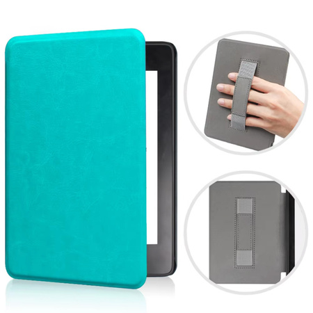 Etui Leather Handle Kindle Paperwhite 6/ Colorsoft/ Signature Edition - Blue