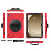 Etui Shockproof do Samsung Galaxy Tab A9 Plus 11 2023 X210 X215 X216, czerwone - ochronne z podstawką