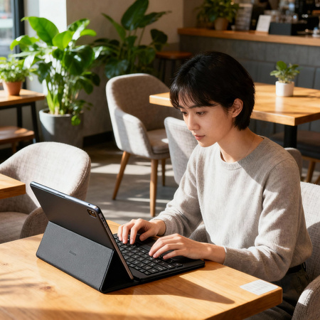 Etui z klawiaturą touchpad do Samsung Galaxy Tab S10 Lite