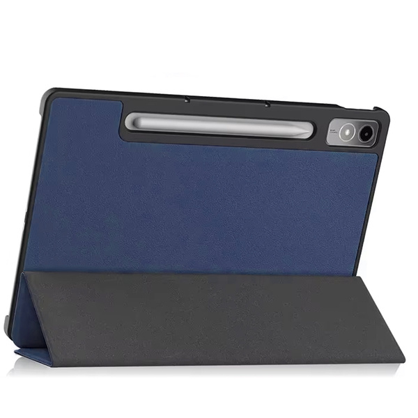 Etui Smart Case do Lenovo Tab P12 12.7 TB370 2023 / Tab P12 TB370, granatowe - ochronne z podstawką