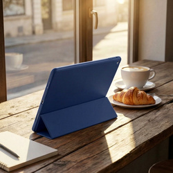 Etui Smart case do Apple iPad Mini 4 5 2015 / 2019 z klapką wake up sleep / Apple iPad Mini 4 / Apple iPad Mini 5, granatowe - ochronne