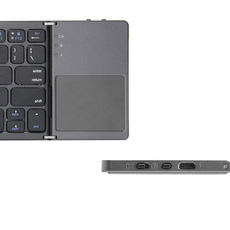 Bezprzewodowa Klawiatura Bluetooth Touchpad Uniwersalna Składana 50H