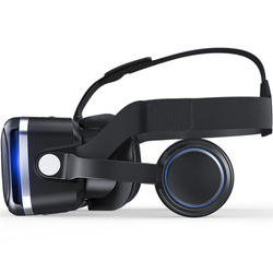 Zestaw Okulary gogle 3D Shinecon VR 10 2019 + Słuchawki + Gamepad - do smartfona