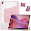 Etui 360 Crystal do Lenovo Tab 10.1 2025, różowe - ochronne z podstawką, dostęp do portów i przycisków