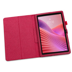 Etui do Lenovo Tab 10.1 2025 TB311FU TB311XU ZAEH0040PL z klapką - ciemnoróżowe