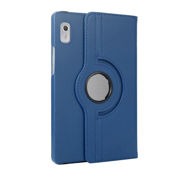 Etui do Lenovo Tab M9 2023 / Tab M9 2023 TB310, granatowe - ochronne z podstawką, dostęp do portów i przycisków