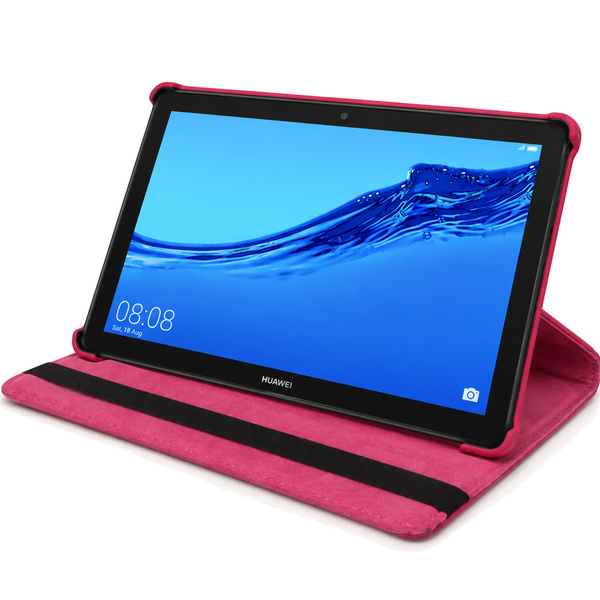 Etui z klapką do Huawei MediaPad T5 10 10.1 obrotowa podstawka ochronne