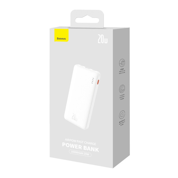 Powerbank do telefonu i tabletu Baseus Airpow 20W 10000mAh z kablem USB-C 30 cm