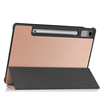 Etui Smart Case do Lenovo Tab P12 12.7 TB370 2023 / Tab P12 TB370, różowe - ochronne z podstawką