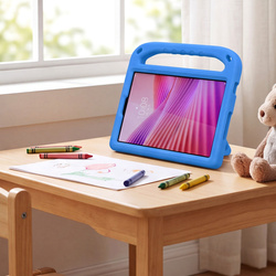 Etui ochronne z uchwytem do Lenovo Tab One 8.7 2025 TB305FU TB305XU, niebieskie, z podstawką