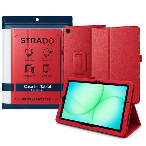 Etui do Galaxy Tab A11+ 2025 X236/X235/X230 A9+ SM-X216/X215/X210 Slim - czerwone