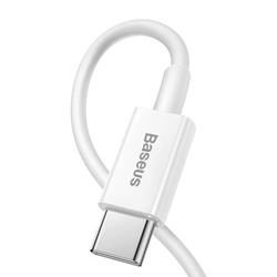 Kabel Baseus Superior Series USB-C / Lightning PD 20W 1 m, biały