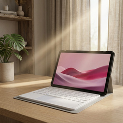 Etui z klawiaturą do Lenovo Tab Plus 11.5" TB351FU 2024 szare ochronne
