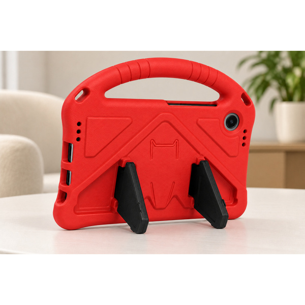 Etui pancerne Funcolor do Galaxy Tab A11 X135/ X133 A9 SM-X115/ SM-X110 - czerwone