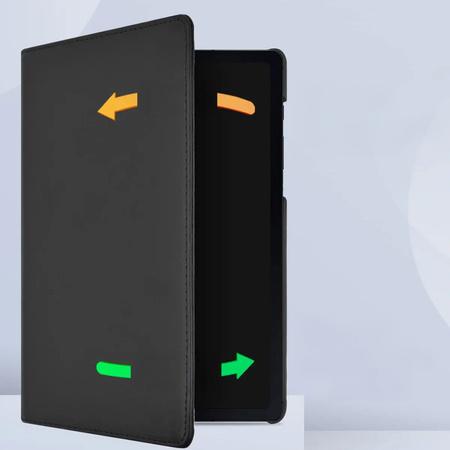 Etui Obrotowe 360 do Lenovo Idea Tab 11 2025, czarne - ochronne z podstawką