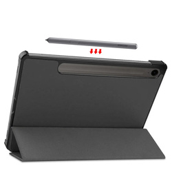 Etui Smart do Samsung Galaxy Tab S9 / S10 FE 10.9 SM / Galaxy Tab S9 FE 10.9 2023 / S10 FE 2025, czarne - ochronne