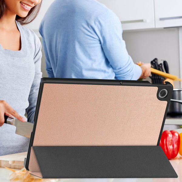 Etui Smart do Lenovo Tab 10.1 2025 z klapką / Lenovo Tab, różowe - ochronne z podstawką