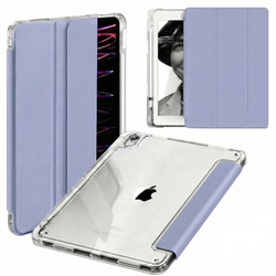 Etui Crystal do Apple iPad 10.9 10 2022 / iPad 11 A16 2025 Gen 10 11, fioletowe - ochronne z podstawką
