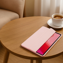 Etui Crystal do Lenovo Tab M11 10.95 11 K11 K11E / TB330, różowe - ochronne z podstawką