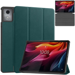 Etui Smart z klapką do Lenovo Tab K11 Plus 11.45 / Lenovo K11 Plus, zielone - ochronne z podstawką