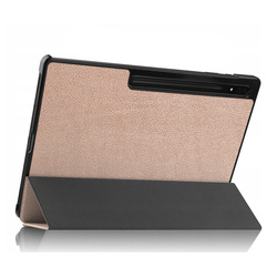 Etui Smart do Galaxy Tab S9 Ultra / S10 Ultra 14.6 X910 X916 X926, różowe złoto - ochronne z podstawką