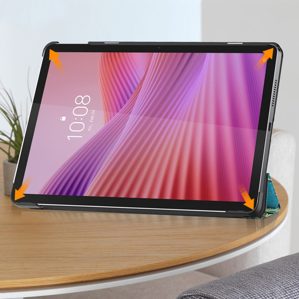 Etui Graficzne do Lenovo Tab 10.1 2025 z klapką - ochronne z podstawką