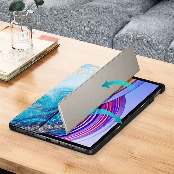 Etui Graficzne do Xiaomi Redmi Pad Pro 12.1 2024 / Poco Pad 12.1 z klapką - ochronne z podstawką