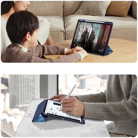 Etui Graficzne do Apple iPad 10.9 2022 Gen 10 / 11 2025 A16 Gen 11 z klapką, morskie - ochronne z podstawką