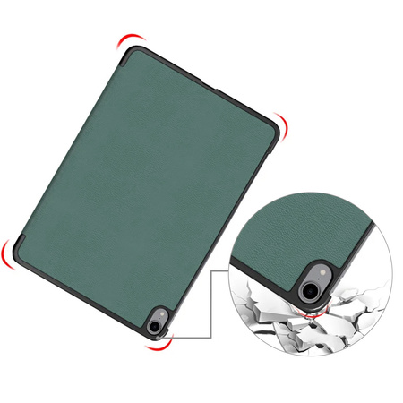 Etui Smart Case obudowa do iPad Air 13 Gen 6 2024 A2903 A2904 / Gen. 6 A2898, zielone - ochronne