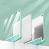 Etui Graficzne do Apple iPad 10.9 2022 Gen 10 / 11 2025 A16 Gen 11 z klapką, zielone - ochronne z podstawką
