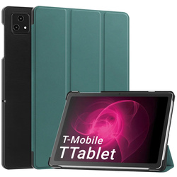 Etui Smart Case do T-Mobile T Tablet 5G 10.36, zielone - ochronne z podstawką, dostęp do portów i przycisków