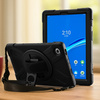 Etui Armor Strap z paskiem do Lenovo Tab M11 10.95 TB330FU TB330XU TB331FC, czarne