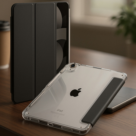 Etui Hard Crystal z uchwytem na rysik do Apple iPad 10.9 10 GEN 2022 / iPad 11 A16 11GEN 2025 - Black